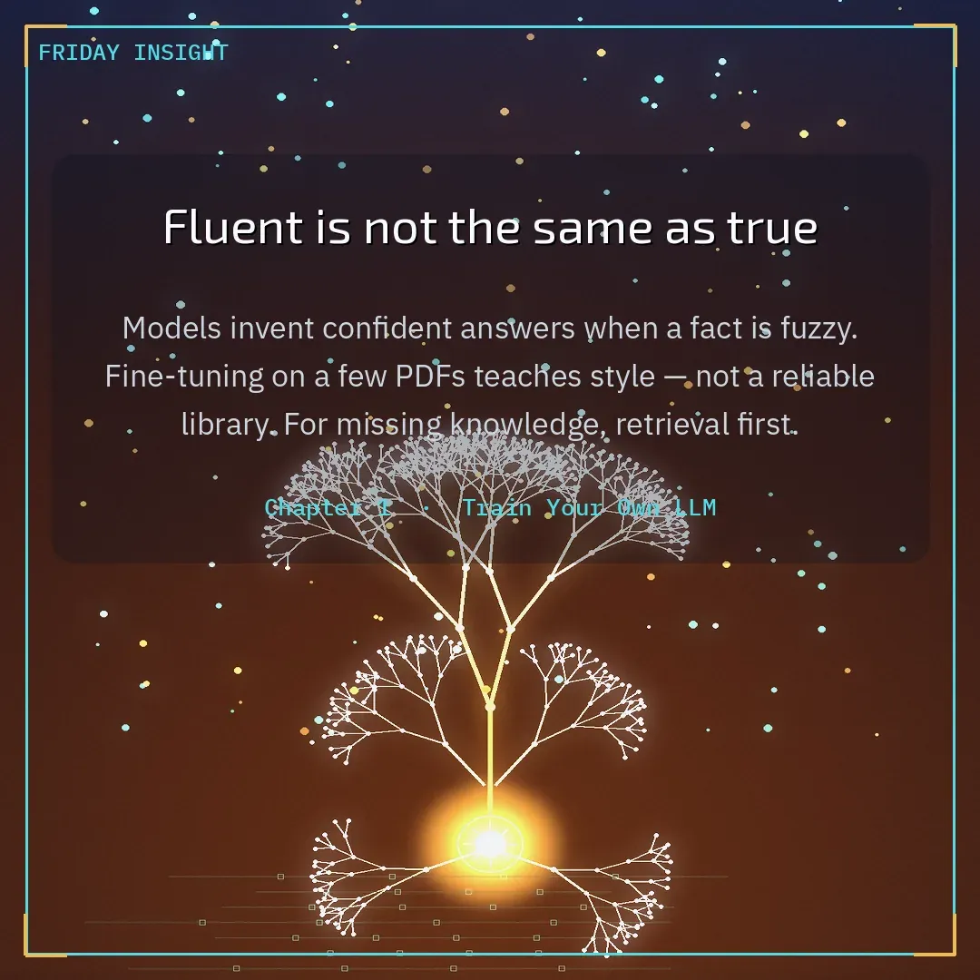 Card: Fluent is not the same as true.